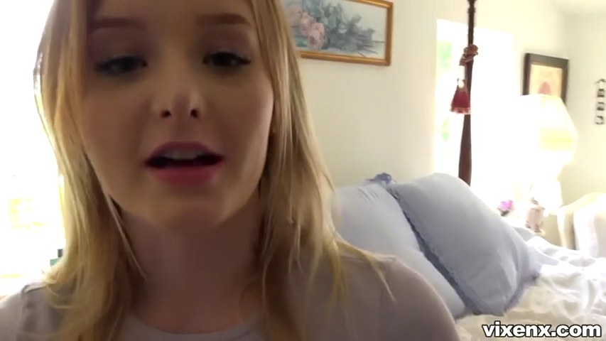 Webcam POV beach blonde