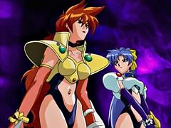 Hentai girls with colored hair: Blowjob, Japanese Lesbian Porn