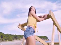 MAMACITAZ - Horny Slut Izzy Lush Fucks The First Guy She Sees In The Restaurant: Porn