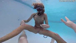 Sophie Murena is the hottest solo babe underwater