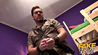 Fake Hostel Backpacker tries to impress Kiwi MILF with adventerous tales