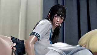 Les chaudes salopes du collège se font remplir de sperme par l&#039;énorme bite du professeur