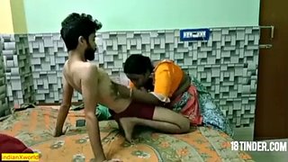 Hot Indian Aunty Fucked By Young Guy Rough Sex
