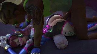 Slutty Games Girls with Soft Cunt การรวบรวมการ์ตูนโป๊ 3 มิติ