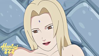 Naruto Tsunade-misjonær knullet av Sasuke (Naruto Hentai)