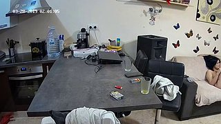 amatör üçlü üzerinde gizli kam