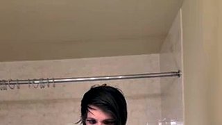 Primo piano di sperma sull&#039;obiettivo della fotocamera