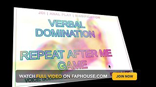 JOI, gioco anale, gioco di dominazione verbale