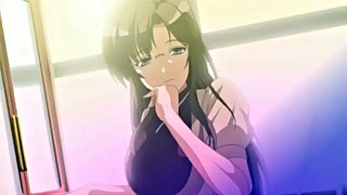 Ο σκλάβος του Slutty anime είναι δεμένος, φιμωμένος, με δεμένα μάτια μέχρι τεράστιες λήψεις.