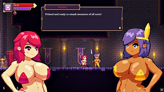 Hra Scarlet Maiden Hentai PornPlay Ep.1 Starpon se baví s nezbedným Goblinem