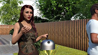 Mia ile Yaz - çıplak amını yaşlı adama gösterdi