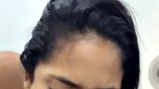 Slurvete blowjob og ekstrem pov-lek - amatørpar - nysdel