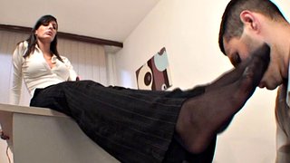 FootFetishOffice - Sweet feet of Goddess Sonia 3
