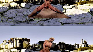 VR. Zehirli Sarmaşık 3D - Büyük Göğüsler