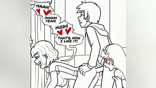 เพื่อนมีเซ็กส์ทางทวารหนักจนกว่าพวกเขาจะพอใจ ฉันหลั่งในนั้น - การ์ตูน