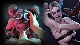 CRAZY alla HARLEY QUINN HMV di KERCEC