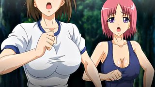 Grande famille de poitrine gangbangée avec des spermatozoïdes