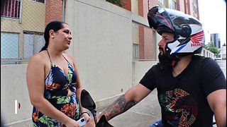 En ukjent tispe belønnet meg med kroppen hennes for transport - porno på spansk