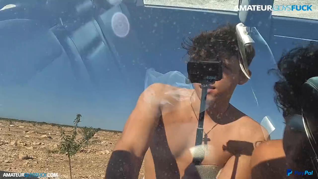 Gabriel Parker and Liam Holland's Public Blowjob Compilation