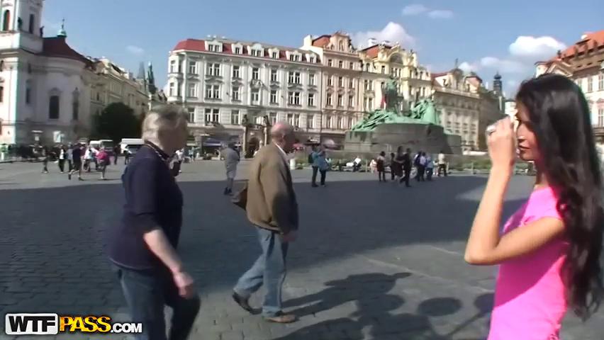 Homemade sex tape with pink dildo