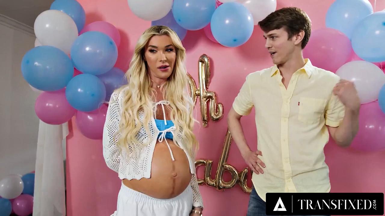 Pregnant Aubrey Kate vs Sage Roux in Hardcore Cumshot Clash
