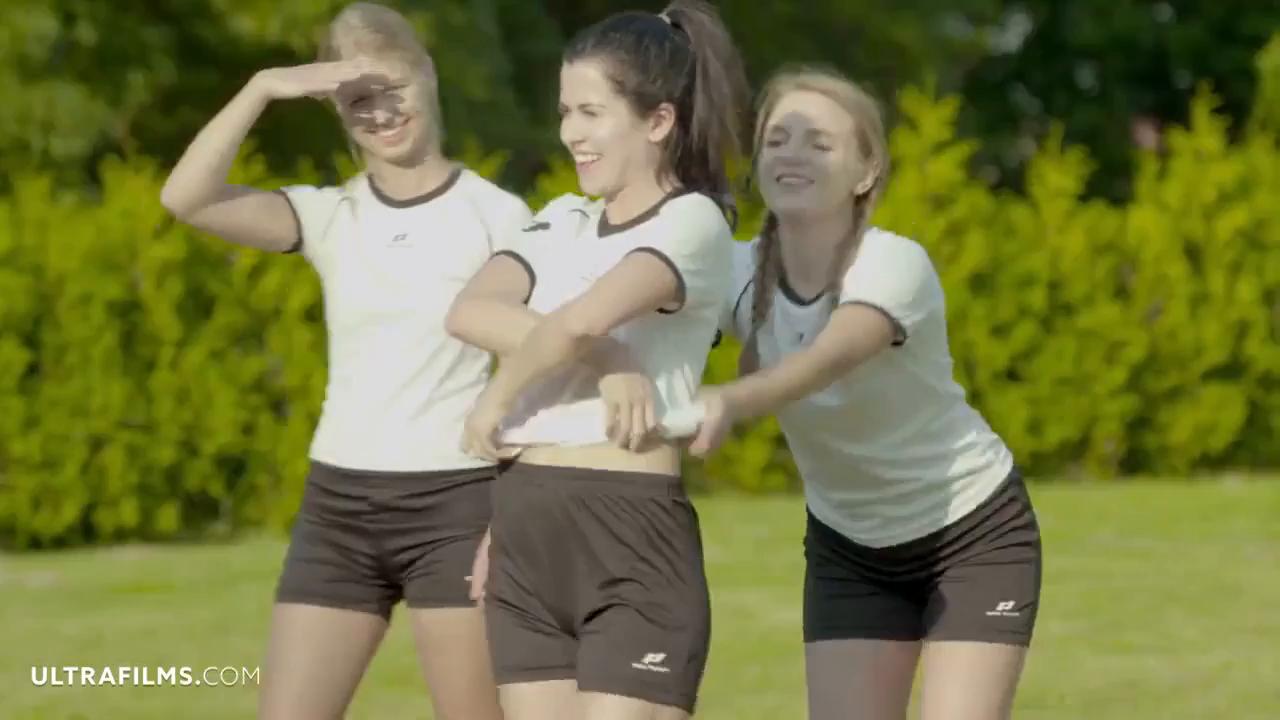 Soccer Team Strips for Coach in Hardcore Blowjob Foursome pov