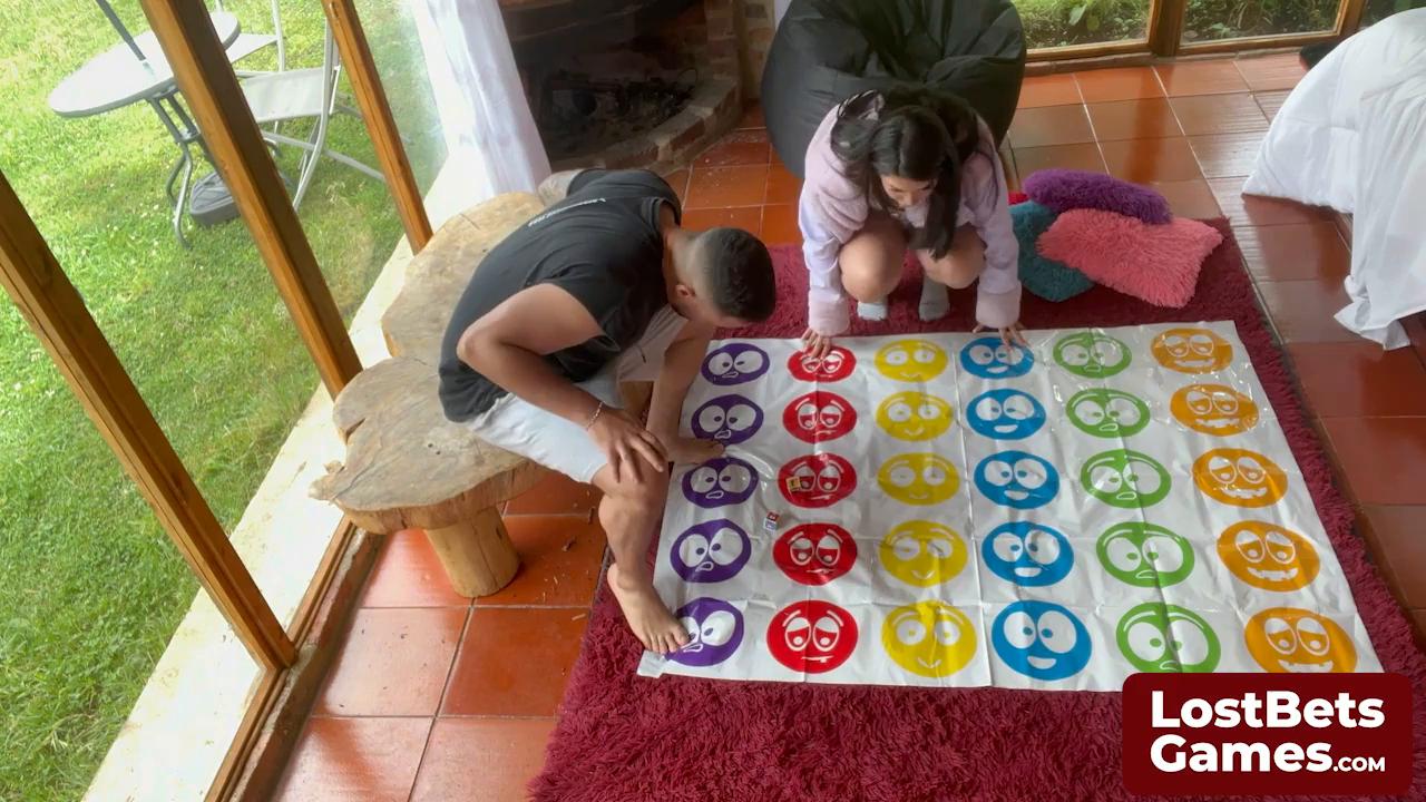 Babe's Foot Fetish Surprise for Strip Twister Winner