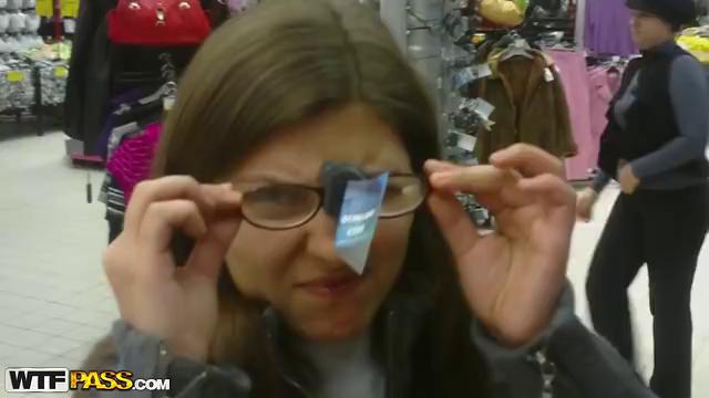 Tits fuck with gf in the locker room