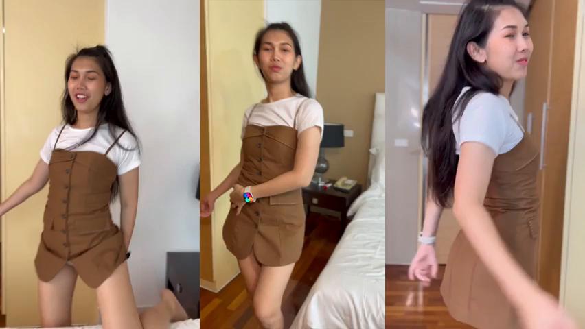 Ladyboystar - Sexy Thai ladyboy loves getting banged hard from behind in POV style: Porn