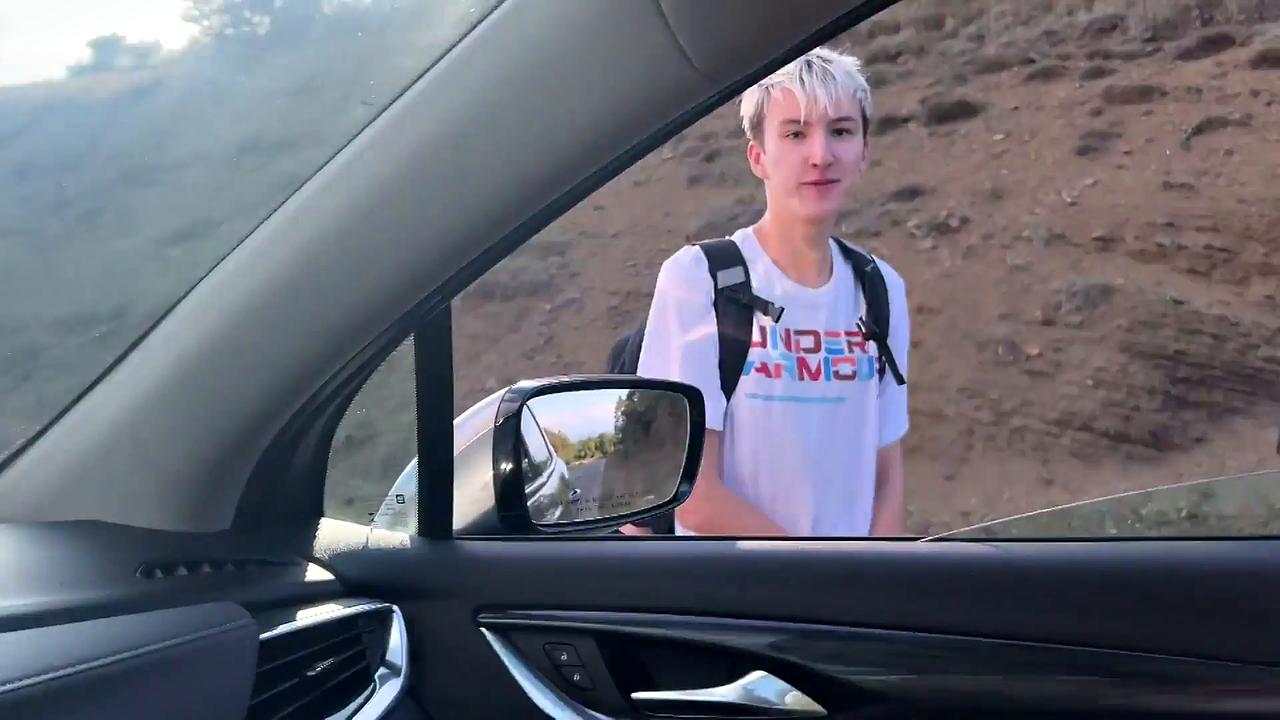 Gay Car Threesome in Public with Intense Anal Pounding, Cowgirl Riding and Massive Cumshots( O