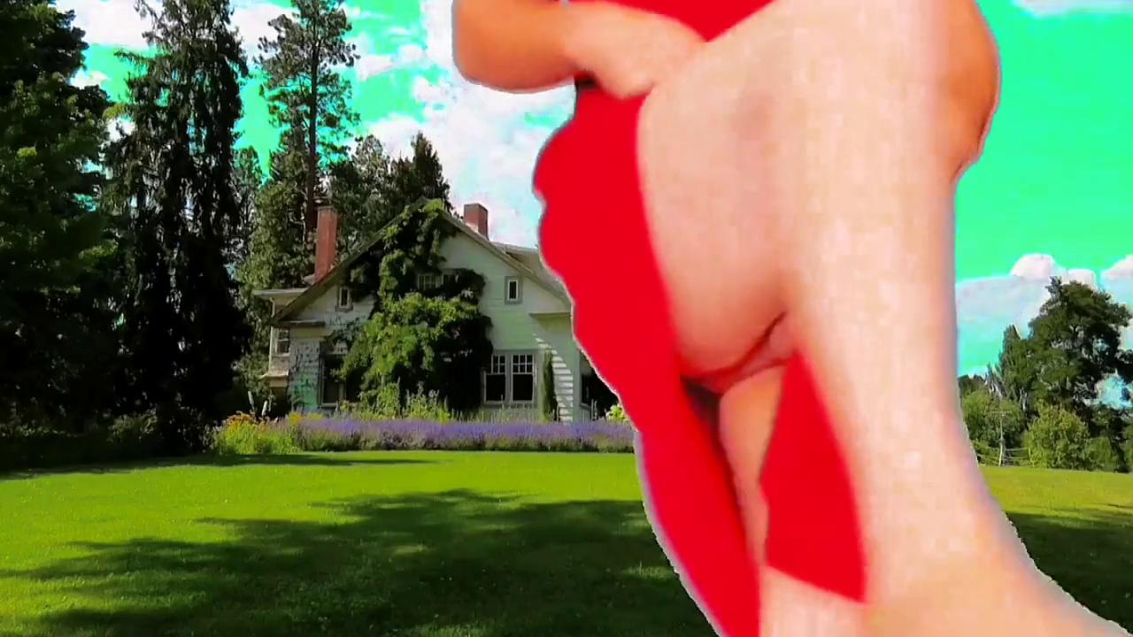 Femboy Cums with Pretty Legs and Big Hips Smooth Skin