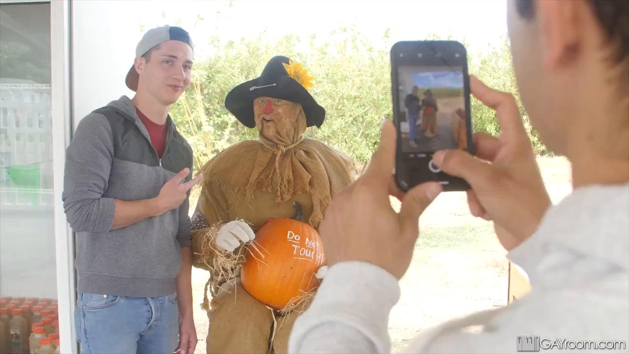 Cazden Hunter Devours Tristan Hunter's Throbbing Cock in Steamy Couple Blowjob During Cocktober Fest