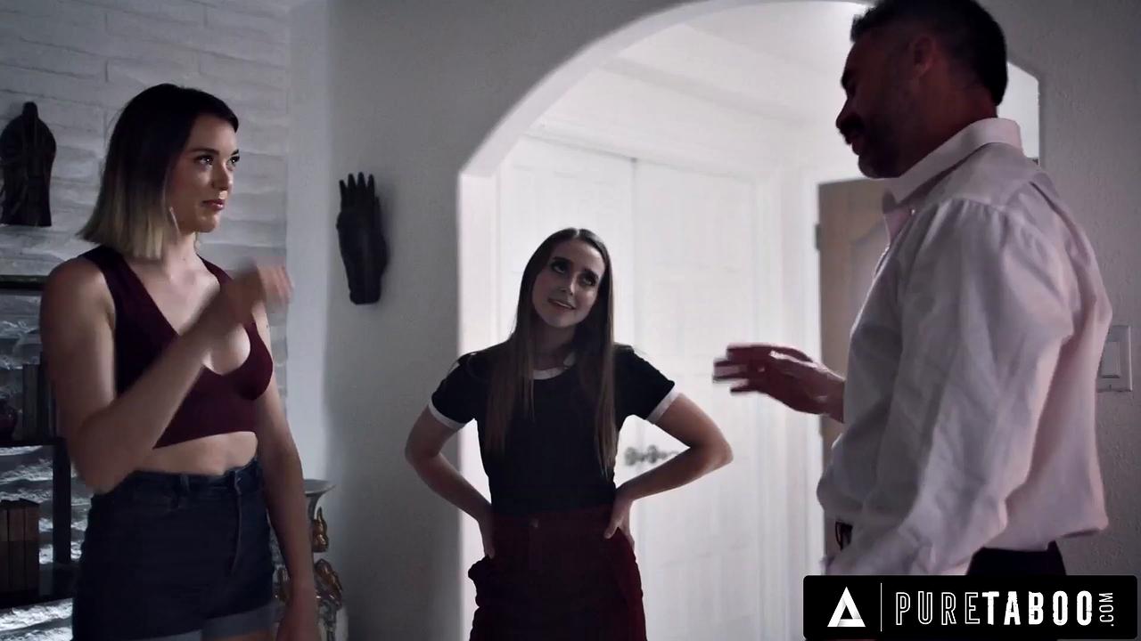Creepy Stepdad Charles Dera Secretly Seduces And Pounds Hot Stepdaughter's Sexy Best Friend Anny