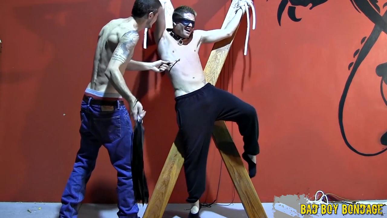Chad Mason Dominates Blindfolded Boy Jaden Swift