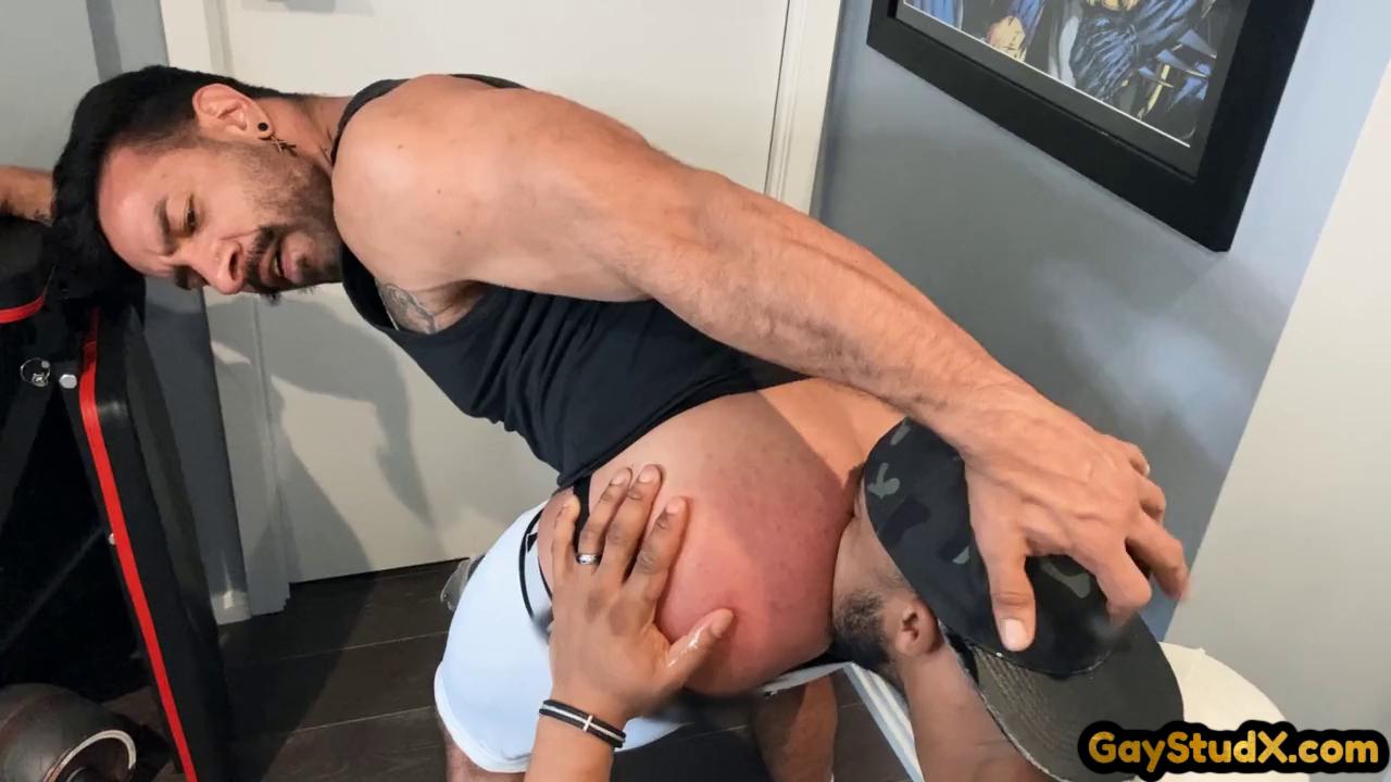 Muscular bbc Hunk Barebacks Mustachioed Boyfriend