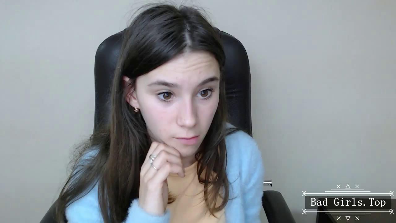 Skinny Brunette Webcam Flaunts Small Tits