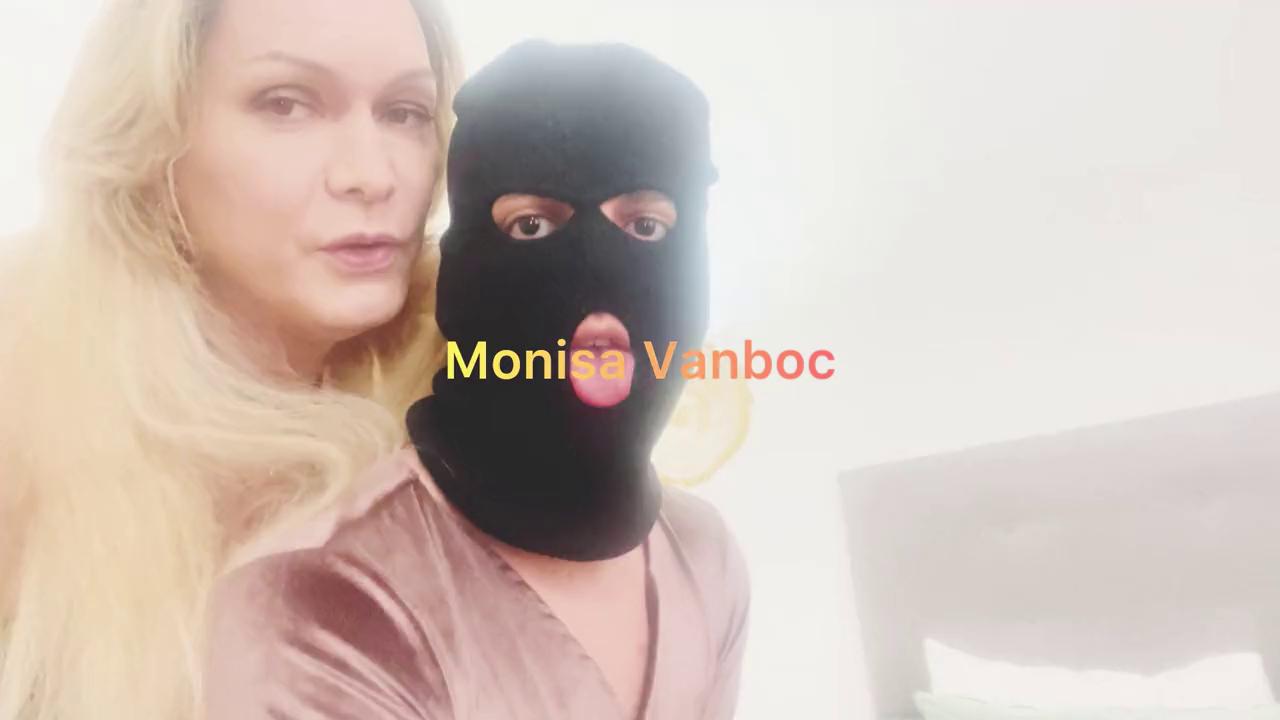 Mistress Monisa Vanboc Pounds Submissive Shemale Bottom Slave