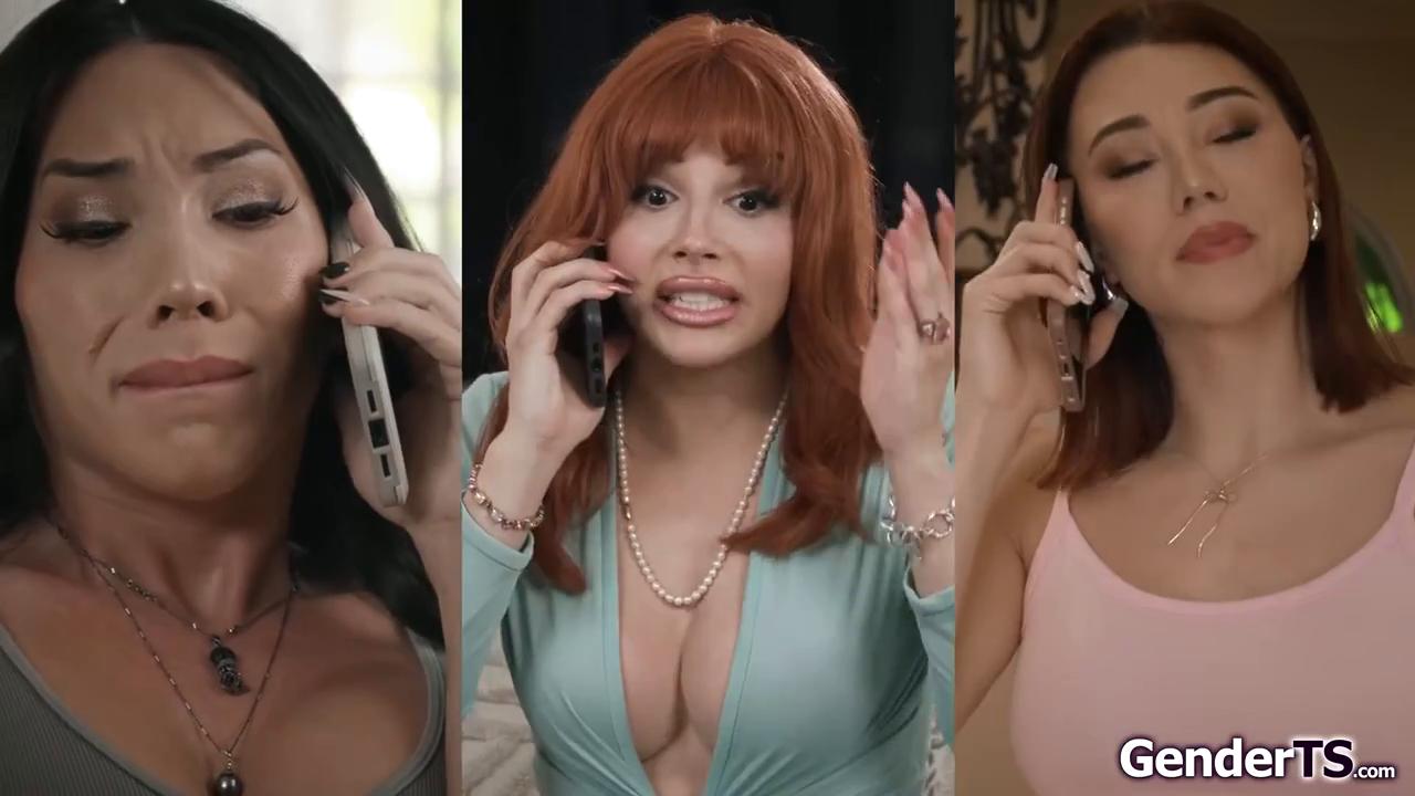 Stunned Girlfriends Kasey Kei, Robby Apples, Emma Rose, Ariel Demure& Little Puck Ride