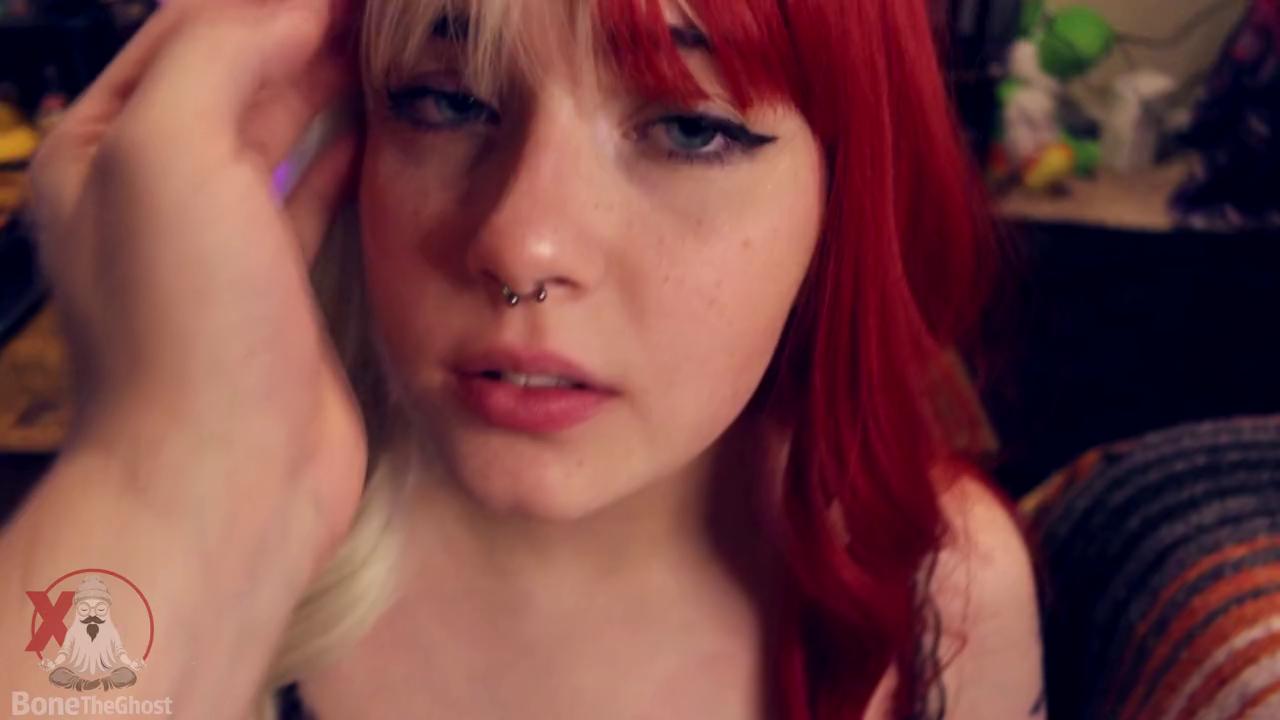 bonetheghost's Blue Eyed Blowjob Ends in Facial Cumshot