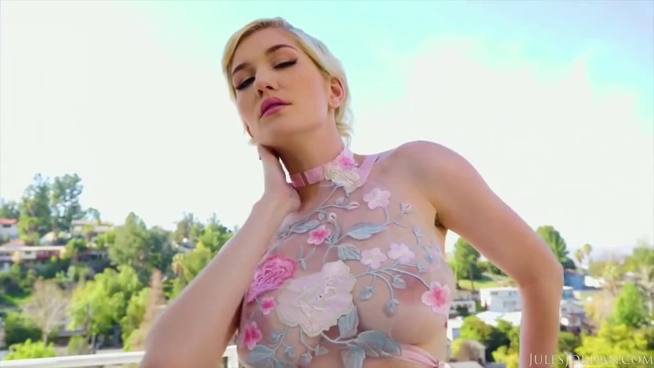 Skye Blue Deepthroats Massive Cock in Lingerie