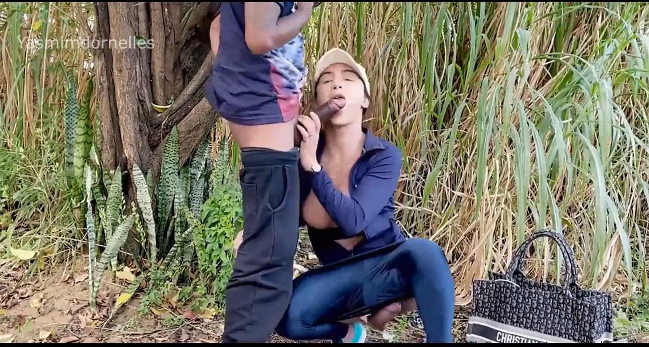 He Takes His Cock Deep in the Woods