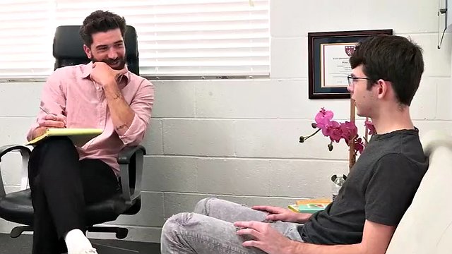Therapy Dick - Twink expresses his sexual desire to his attractive doctor