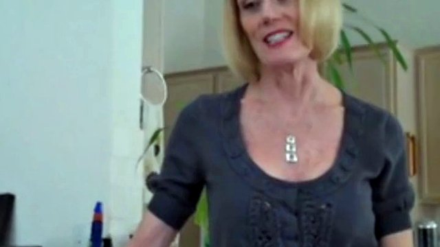 happiness with mature housewife