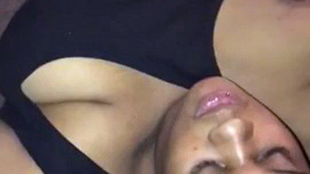This ebony with a thick big ass can't handle two big dicks