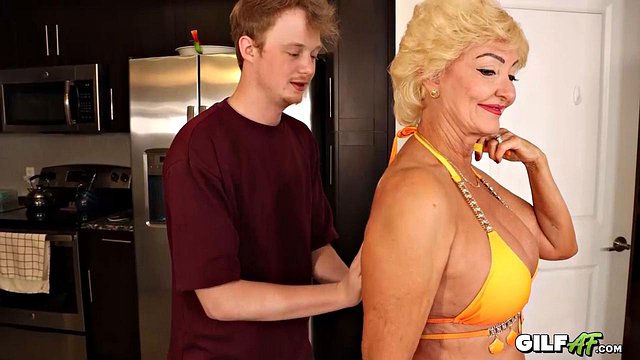 Jimmy Michaels Pounds Big Tits Black Granny Seka Black