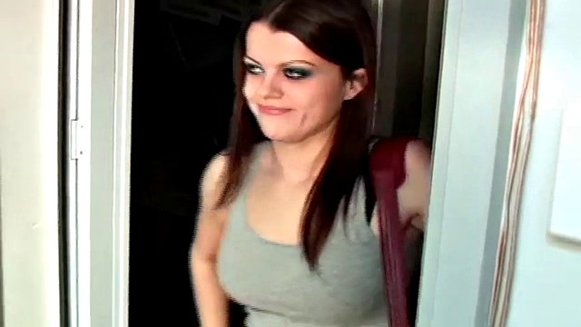 Hot model Ariel Adore spanked hard otk to tears
