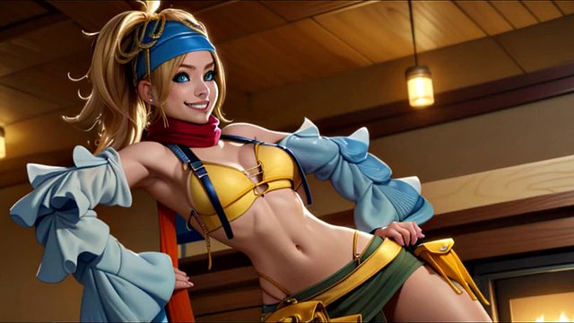AI generated Rikku (Final Fantasy X)