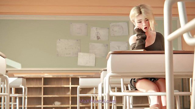 Sweet and Wet Dreams in University Classroom for Cute Gwen Stacy - Animated Porn (2026)
