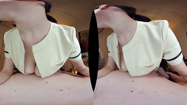 095-1: Cowgirl, Handjob & Japanese VR Porn