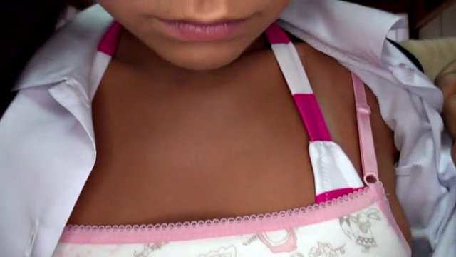 Japanese honey teased and cum hard